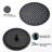 10" Matte Black Shower Heads : Rain And Handheld, Brass For A Refined An Elegant Bathroom-121629211