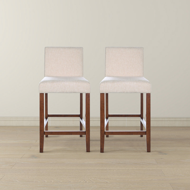 Dorian Fabric Counter Chair (Set Of 2)