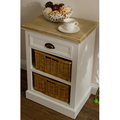 Toscana 47cm W Bedside Table