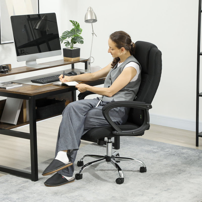 Linen Office Chair