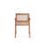 Hamlet Industry Chic Ash Wood Dining Arm Chair in Natural-67947507