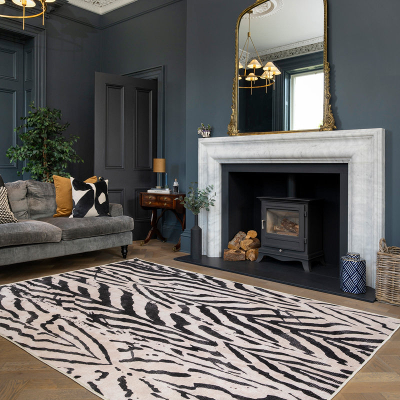 Tavian Vintage Look Cotton Washable Area Rug, 200cm x 290cm