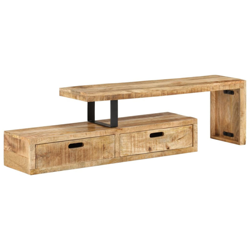 Eddythe Solid Wood TV Stand for TVs up to 40", Natural