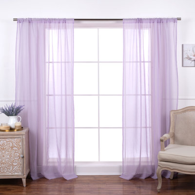 Walton Sheer Curtain Panel Pair