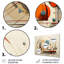«Mid Century Red Car Geometrics - Car Vintage», art mural-1576244936-1576244940