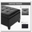 Banc de rangement avec repose-pieds 51 po-2013745472