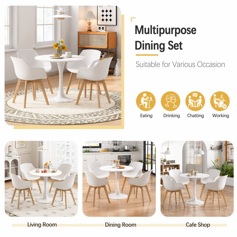 Dining Set, White