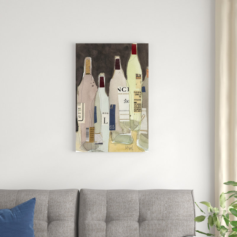 Vins et spiritueux IV, H 30 po x l 20 po x P 1,25 po