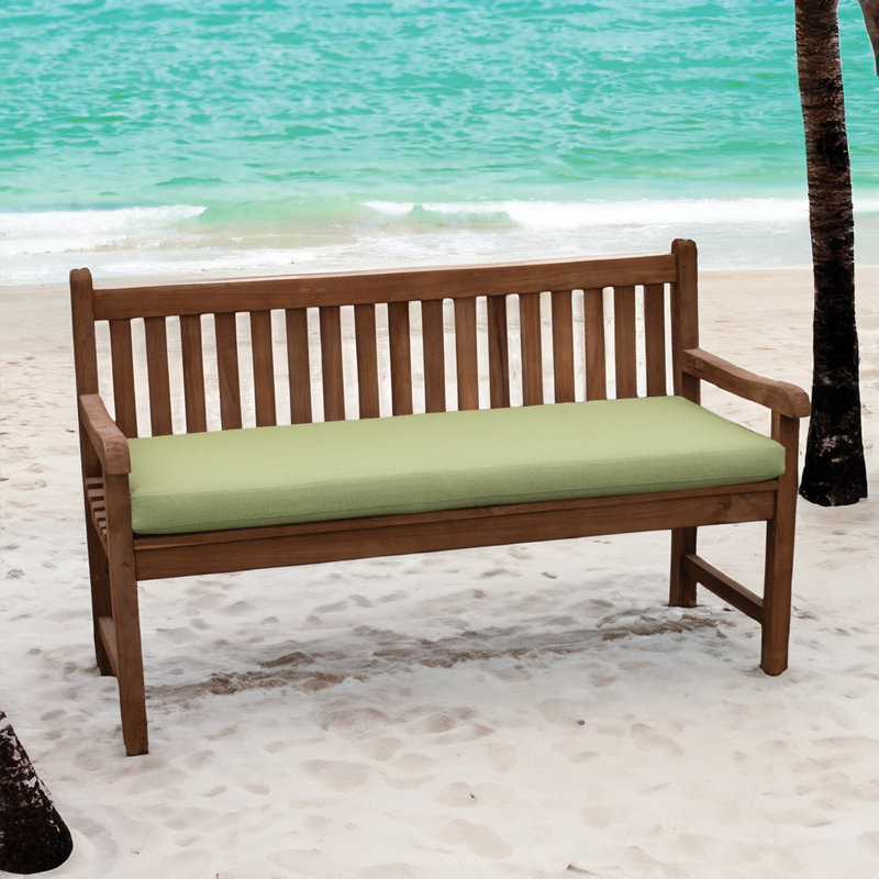 TB Bench Outdoor Cushion, 48"W x 19"L, Bamboo Bay Pear