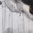 Pink Black Textured Splash Marble I - Abstract Marble Curtain - Velvet Room Darkening - 1 panel-107831508