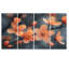 «Pastel Orange Cherry Blossom Photo», ensemble de reproduction d'art mural cerisier en fleurs-699856958