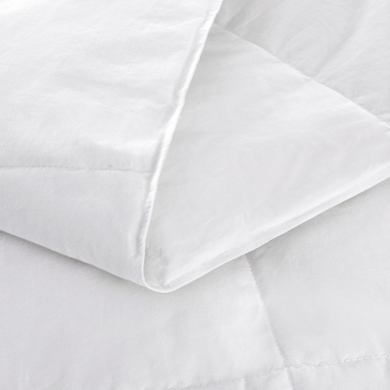 Édredon en duvet blanc toutes saisons, Simple