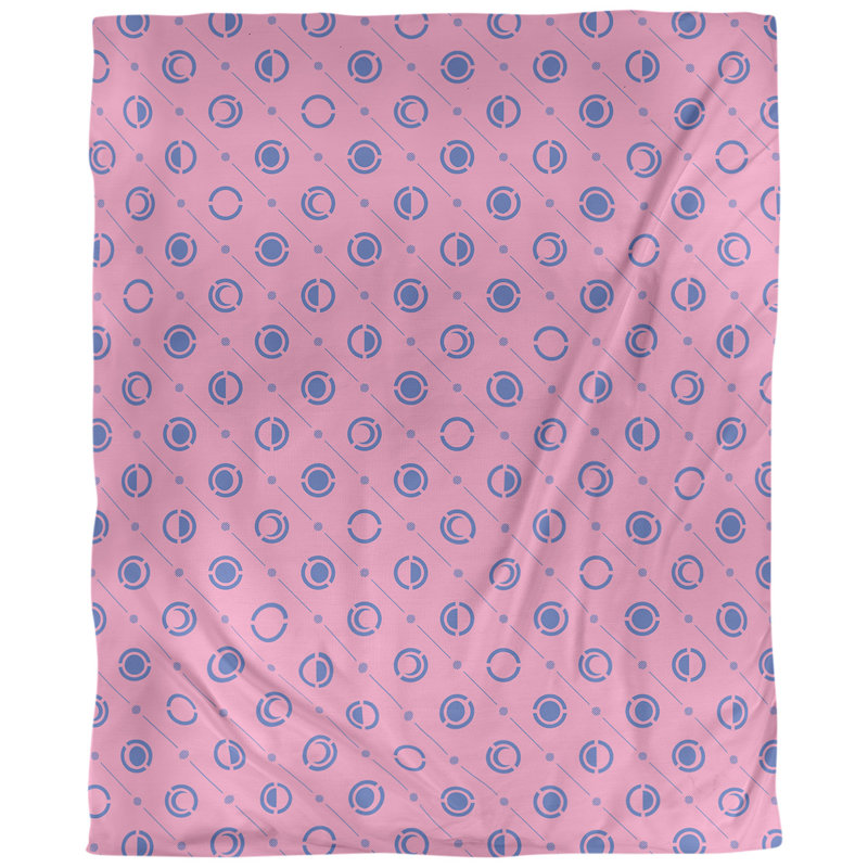 Tissu de phases lune, Rose / bleu marine, L 54 po x l 36 po, Lin huître palazzo
