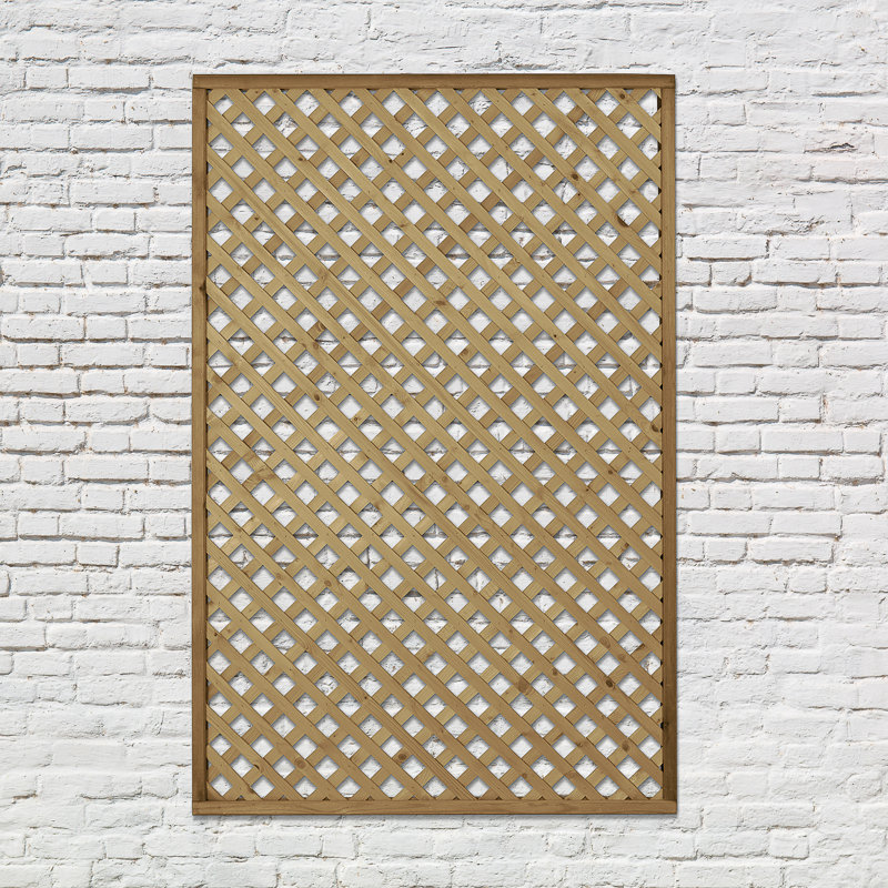 180cm H x 120cm W Wood Lattice Panel Trellis