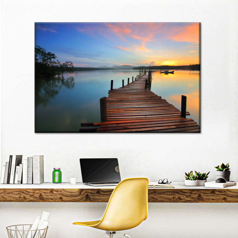 " Lake Michigan Canvas Print ", 8" H x 12" W x 1" D