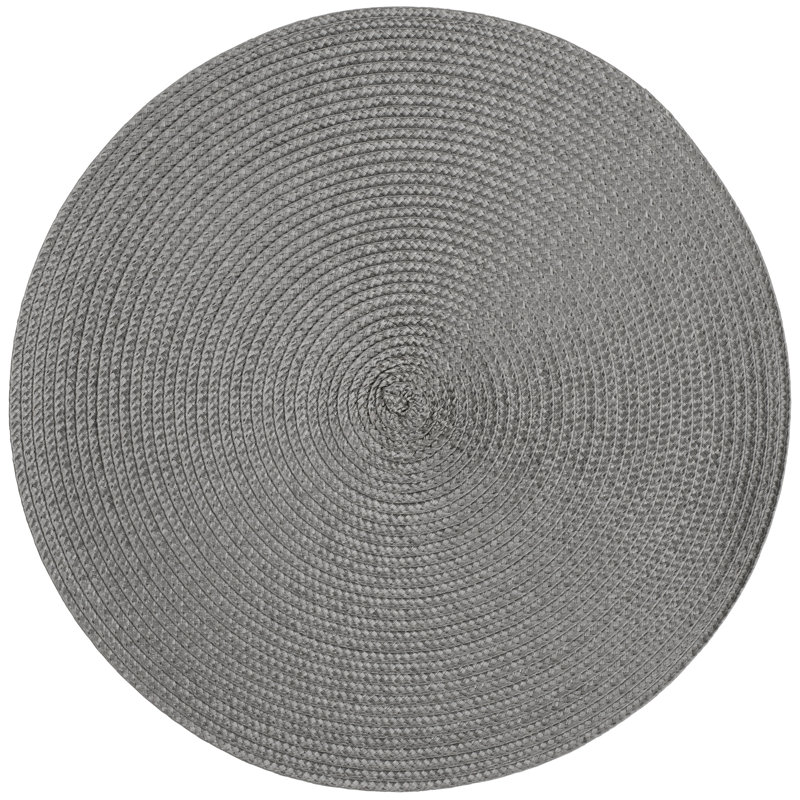 Ensemble de 4 napperons ronds en plastique / acrylique, Falaise