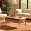 Table basse simple de style japonais-106849500