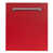 Red Matte  with Traditional Style Handle