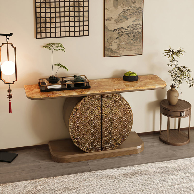 Console Retro Classical Art, H 35,43 po x l 59,06 po x P 15,75 po