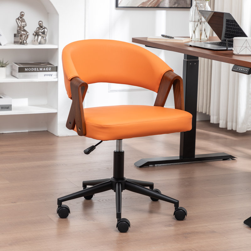 Chaise de bureau Bryonie, Orange