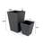 2-Pack Smart Self-Watering Square Planter For Indoor And Outdoor - Hand Woven Wicker-676714232