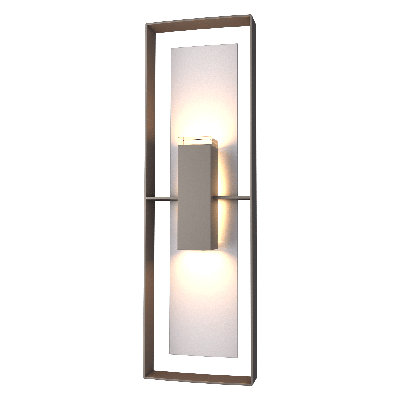 Shadow Box Flush Mount Outdoor Wall Sconce
