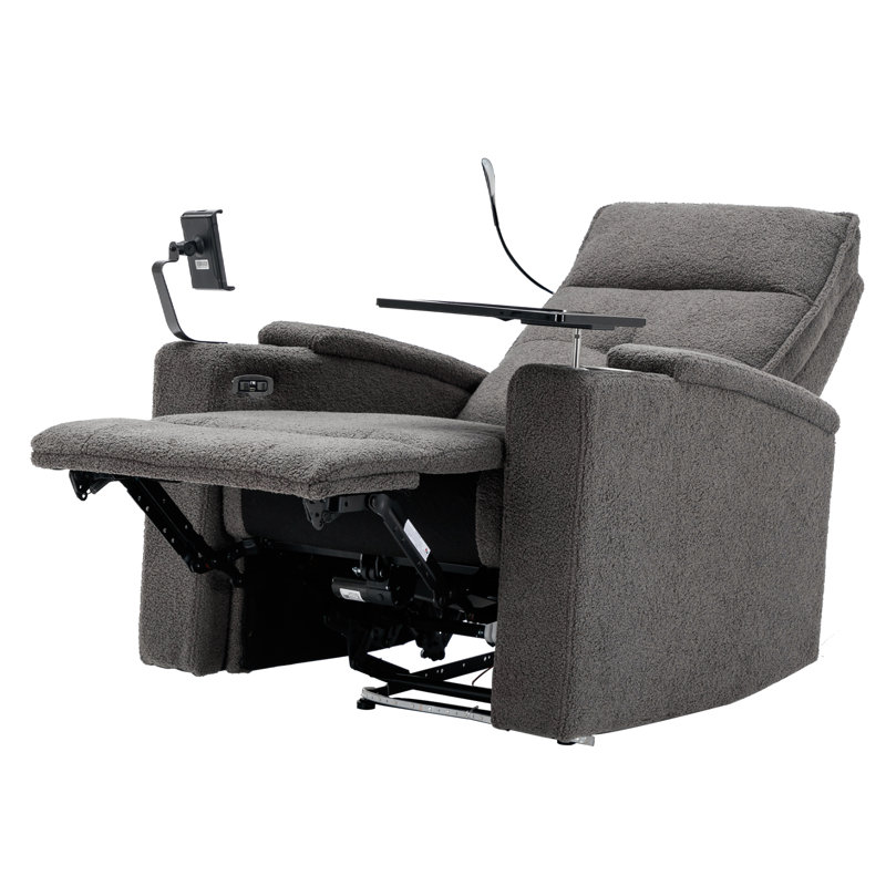Maurisio 86 Wide Recliner, Gray