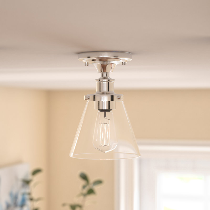 Knisley Glass Semi Flush Mount