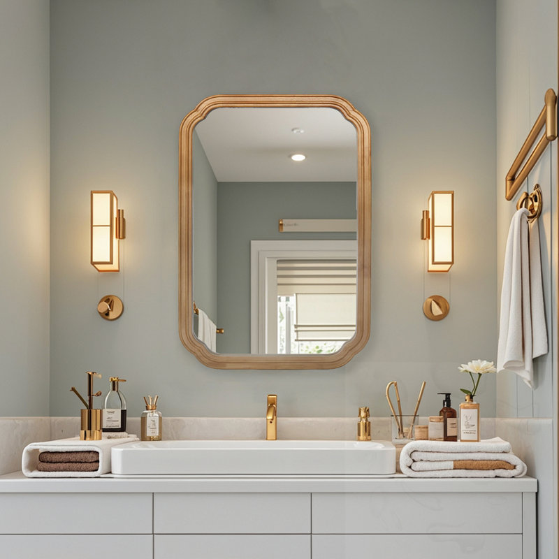 Wall Mounted Mirror With Storage