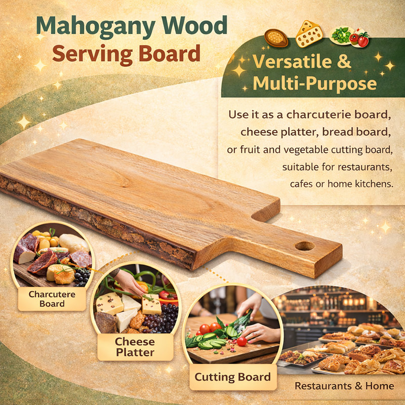 Millwood Pines Kiefer Wood Cheese Board