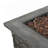 35" SQUARE MGO FIRE PIT - 40000 BTU.