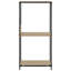 Bibliothèque standard en métal H 31,4 "x l 13,2" Mogadore-1053874863