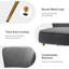 Chaise d'appoint d'appoint en velours capitonné Leona-1877085380