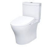 Aquia 0.9 GPF Elongated Two-Piece Toilet with High Efficiency Flush (Seat Included)