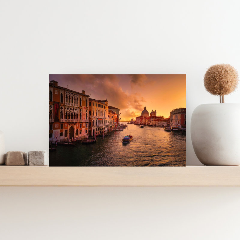 «A Morning In Venice», art mural architecture contemporaine, H 18 po x l 12 po