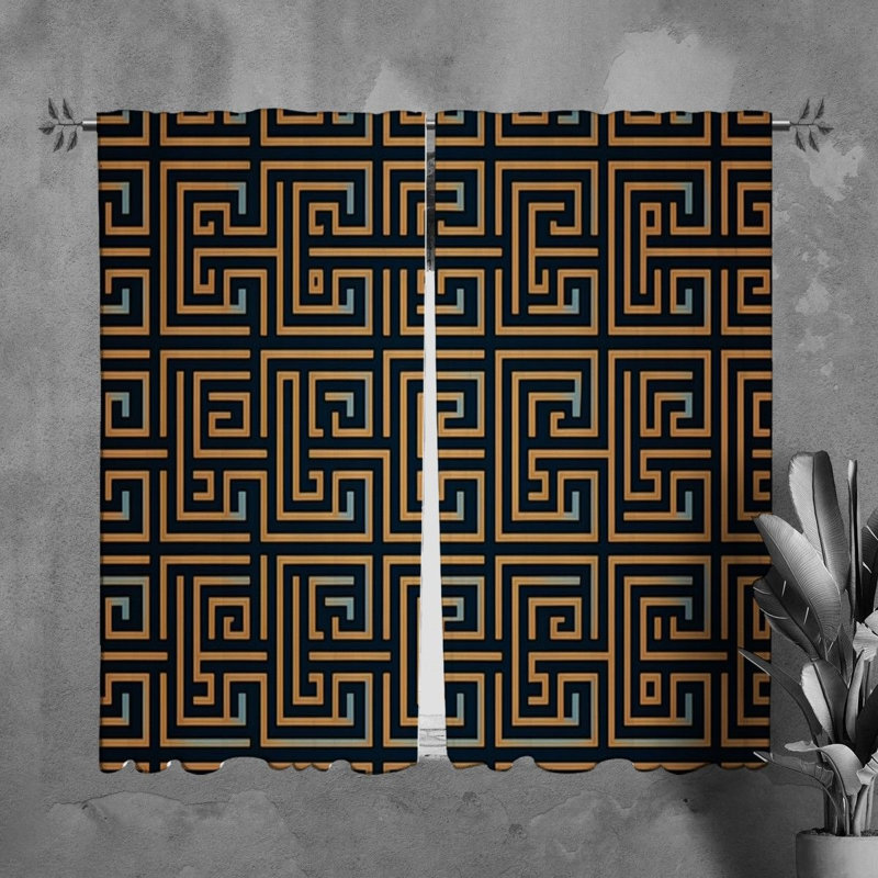 Paire de rideaux obscurcissant en polyester Nicholos, L 40 po x L 61 po