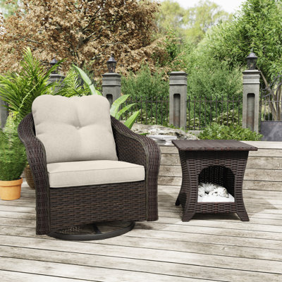 Munisa - Person Patio Conversation Set with Cushions