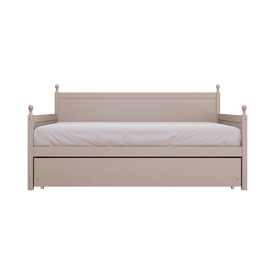 Nyagoa Solid Wood Twin Size Daybed with Twin Size Trundle