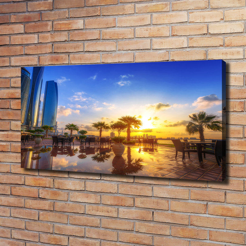 Abu Dhabi East - Wrapped Canvas Print