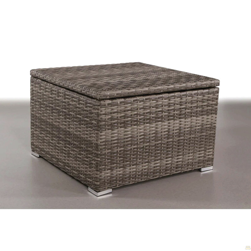 Fully Assembled Outdoor Storage End Table