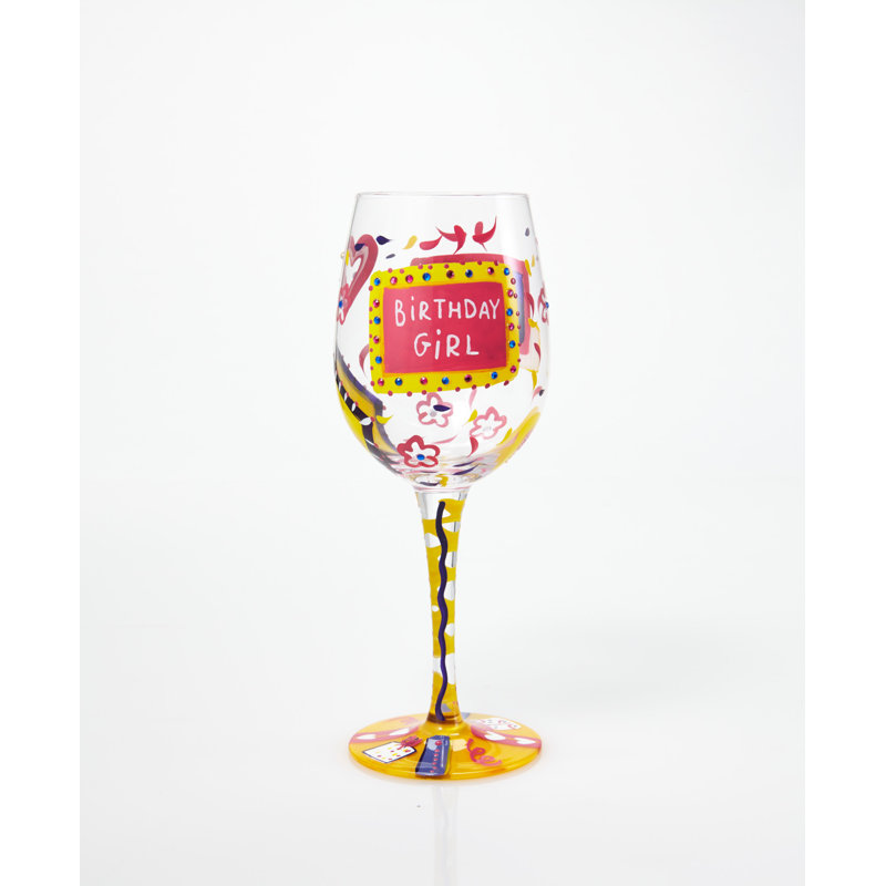 Enesco Lolita Birthday Girl Wine Glass - Thumbnail 5