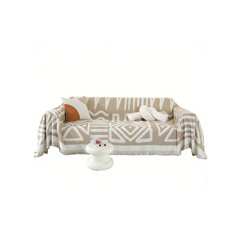 Chenille Box Cushion Sofa Slipcover