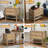 Rattan Nightstand with 2 Drawers, 1 Open Storage Shelf-188256313