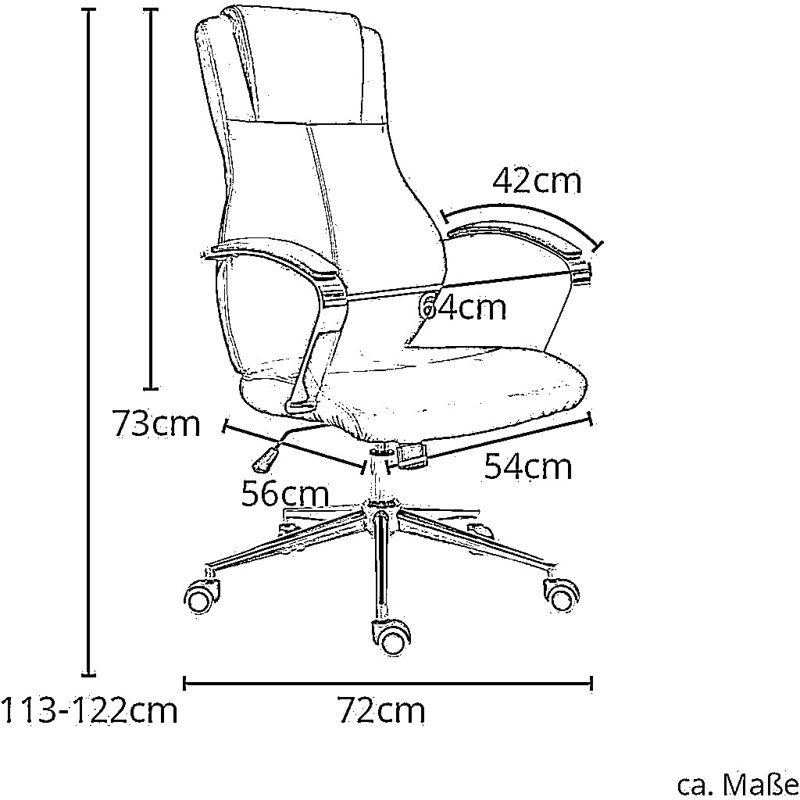 Braneisha Executive Chair with Headrest
