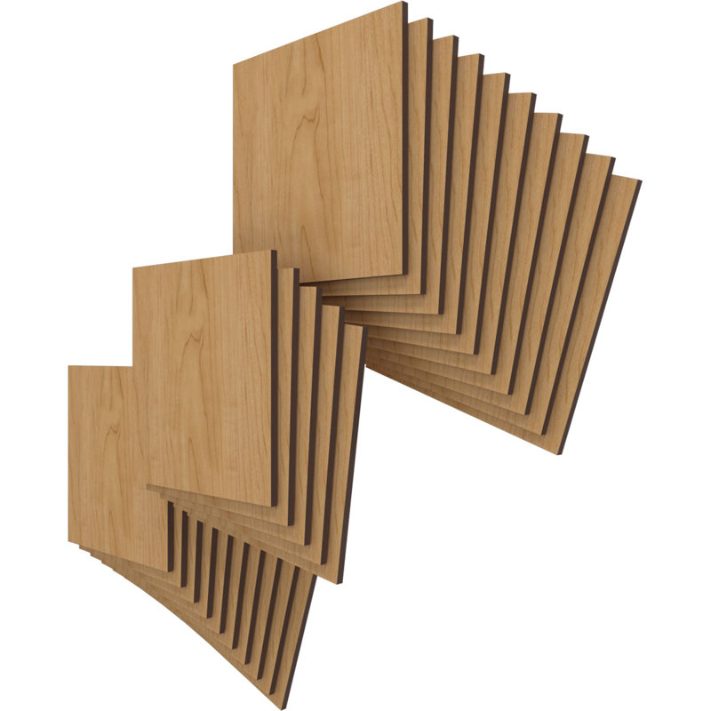 Planches en bois, H 7,75 po x l 7,75 po x P 0,25 po, Érable