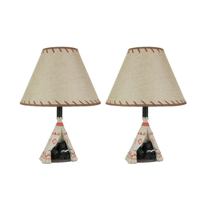 Lampe de table en résine