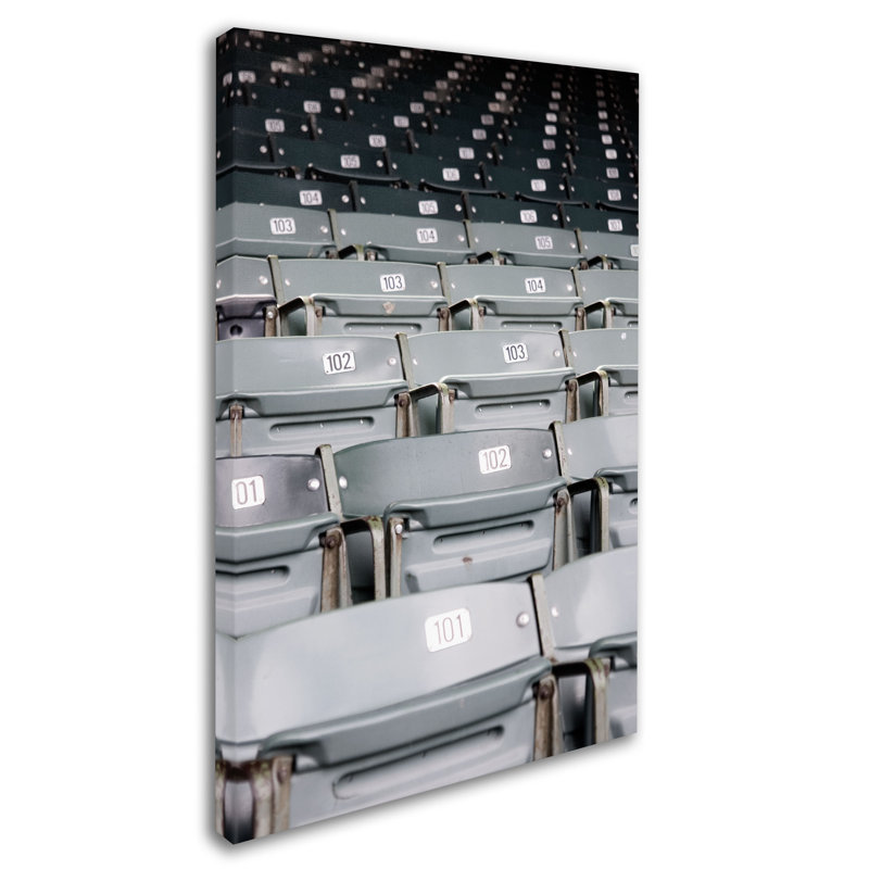 « wrigley chicago », reproduction de photo sur toile tendue, H 47 po x l 30 po x P 2 po