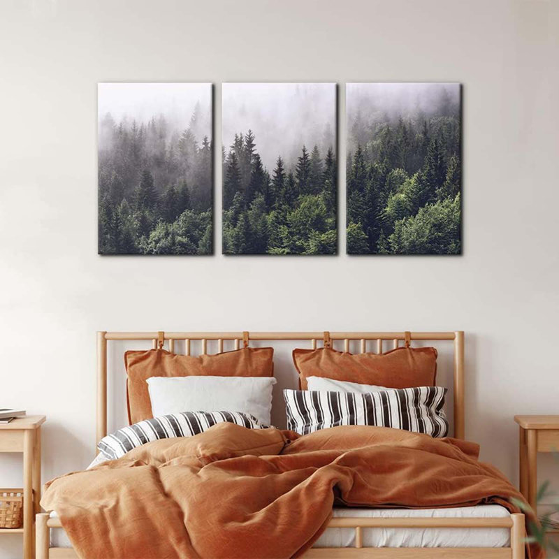 3 Piece Wrapped Canvas Print, 60 cm H x 120 cm W