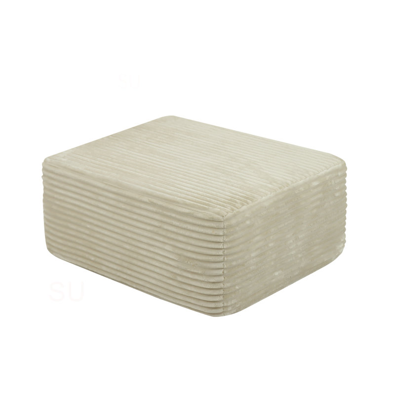 373-001/Ottoman//Plush, Beige