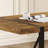 Rustic Industrial Rectangular Wood Dining Table-121106055-121106054